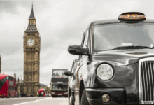 حجز سيارات الأجرة في المملكة المتحدة